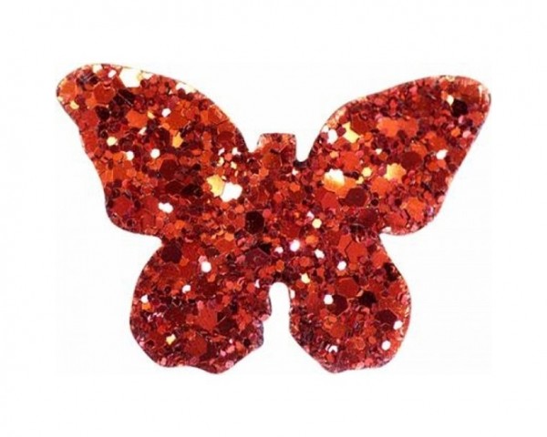 Molletta Farfalla Rossa - 00881
