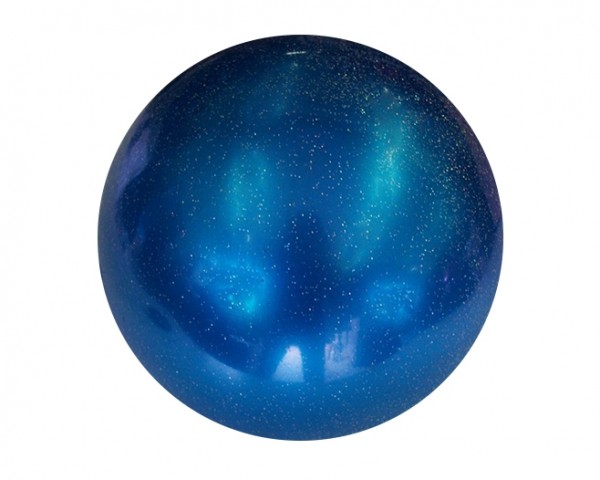 Palla Glitterata per Corsi Blu 18 cm