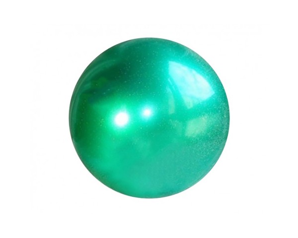 Palla Glitterata per Corsi Verde 18 cm