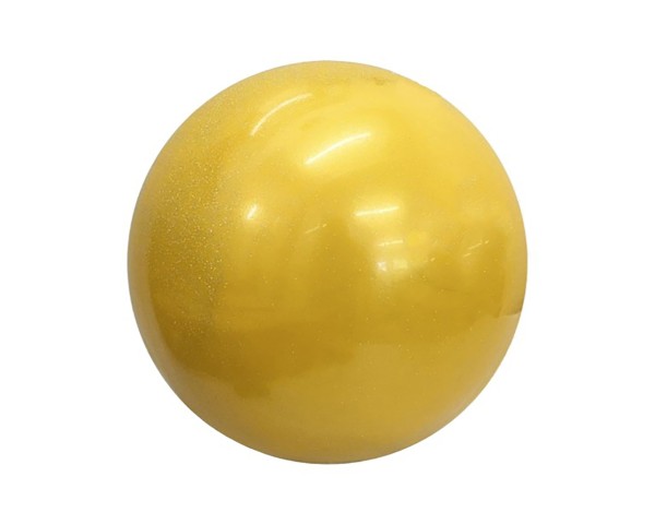 Palla Metallizzata per Corsi Giallo Oro 18 cm