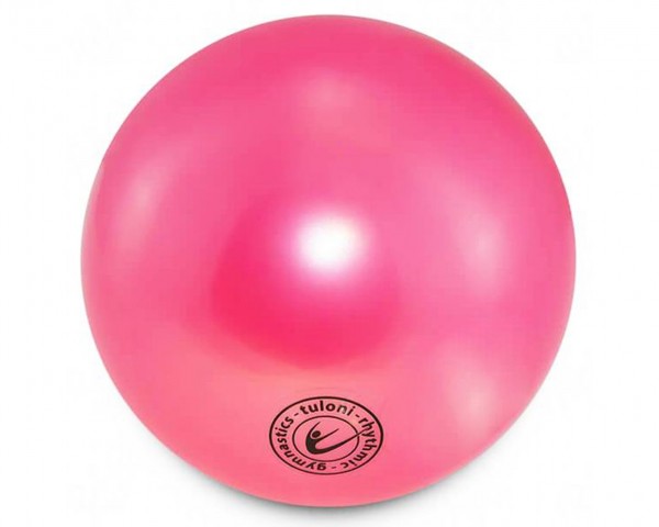 Palla Metallizzata per Corsi Rosa 18 cm