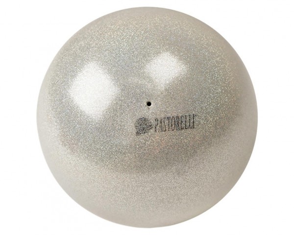 Palla Pastorelli diametro 18 cm Glitter Silver AB HV - 03180