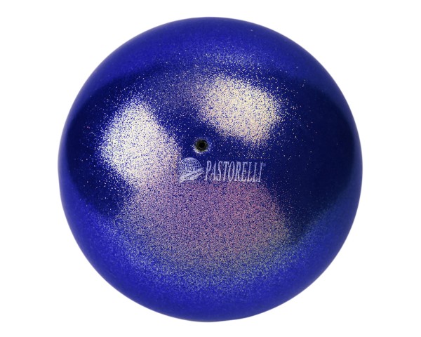 Palla Pastorell Glitter Blu HVi 18 cm - 00047