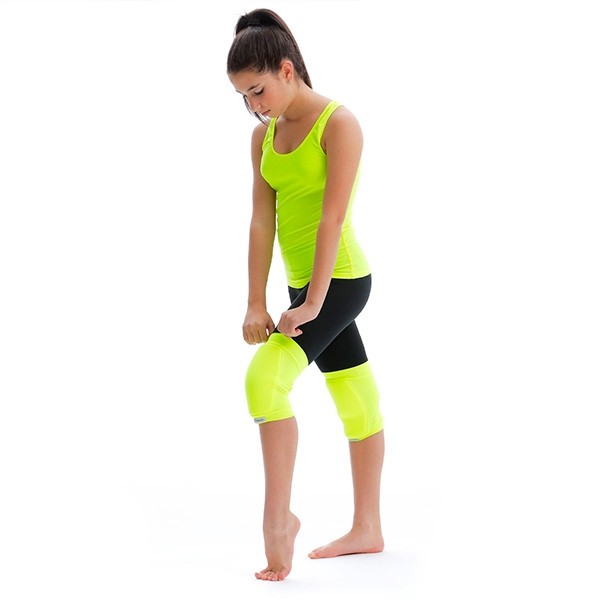 Ginocchiere Pastorelli Linea Funny Giallo Fluo